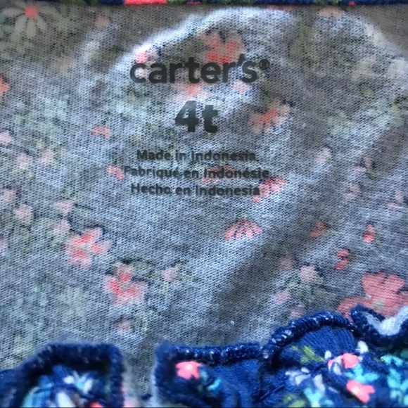 Carter’s Smocked Floral Print Dress 4T - Picture 3 of 6